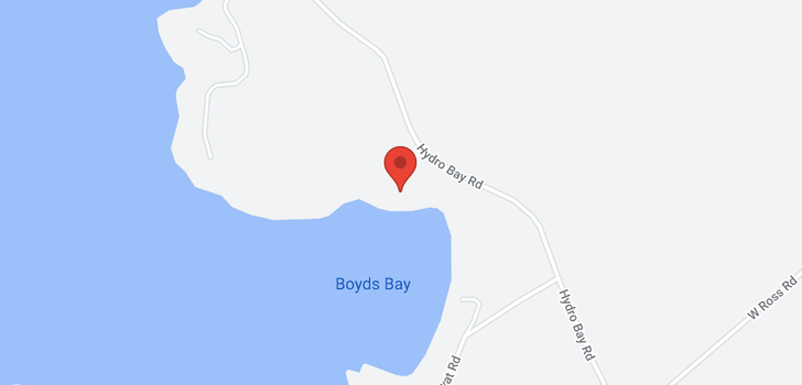 map of 189 HYDRO BAY ROAD